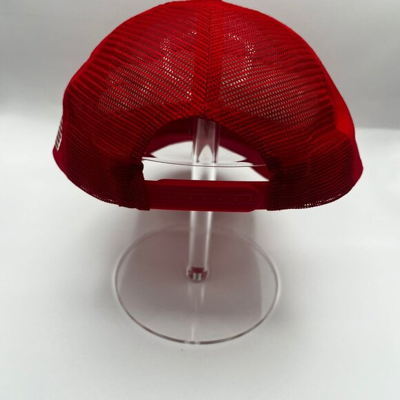 Trump MAGA Hat Make America Great Again Red Mesh Trucker Hat Snapback Cap - Picture 3 of 8